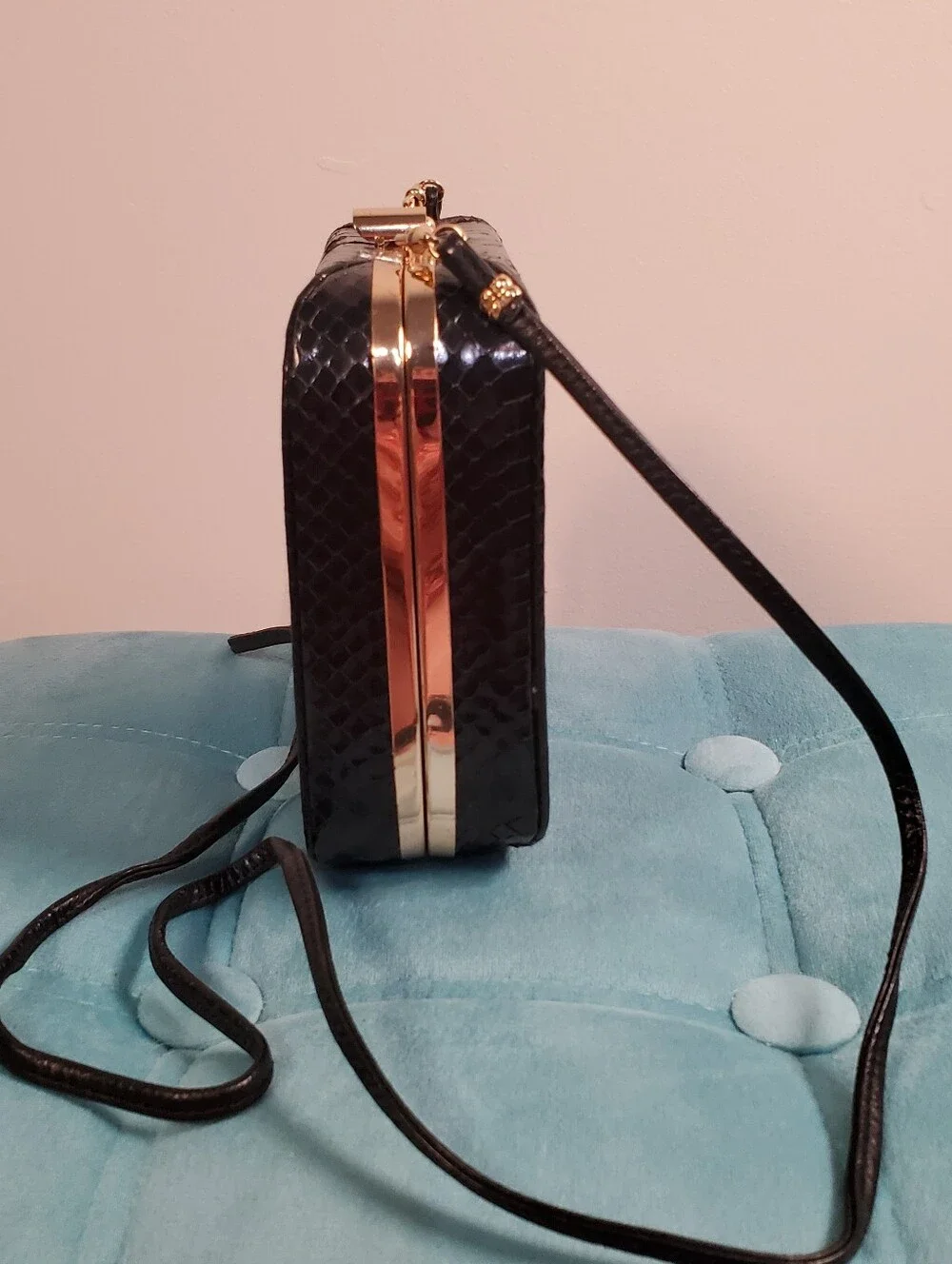 Rosato - Vintage - Genuine Snake Skin  - Shoulder Bag